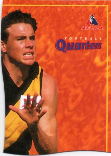 1995 Bewick Enterprises AFLPA Football Quarters #56 Matthew Richardson Front